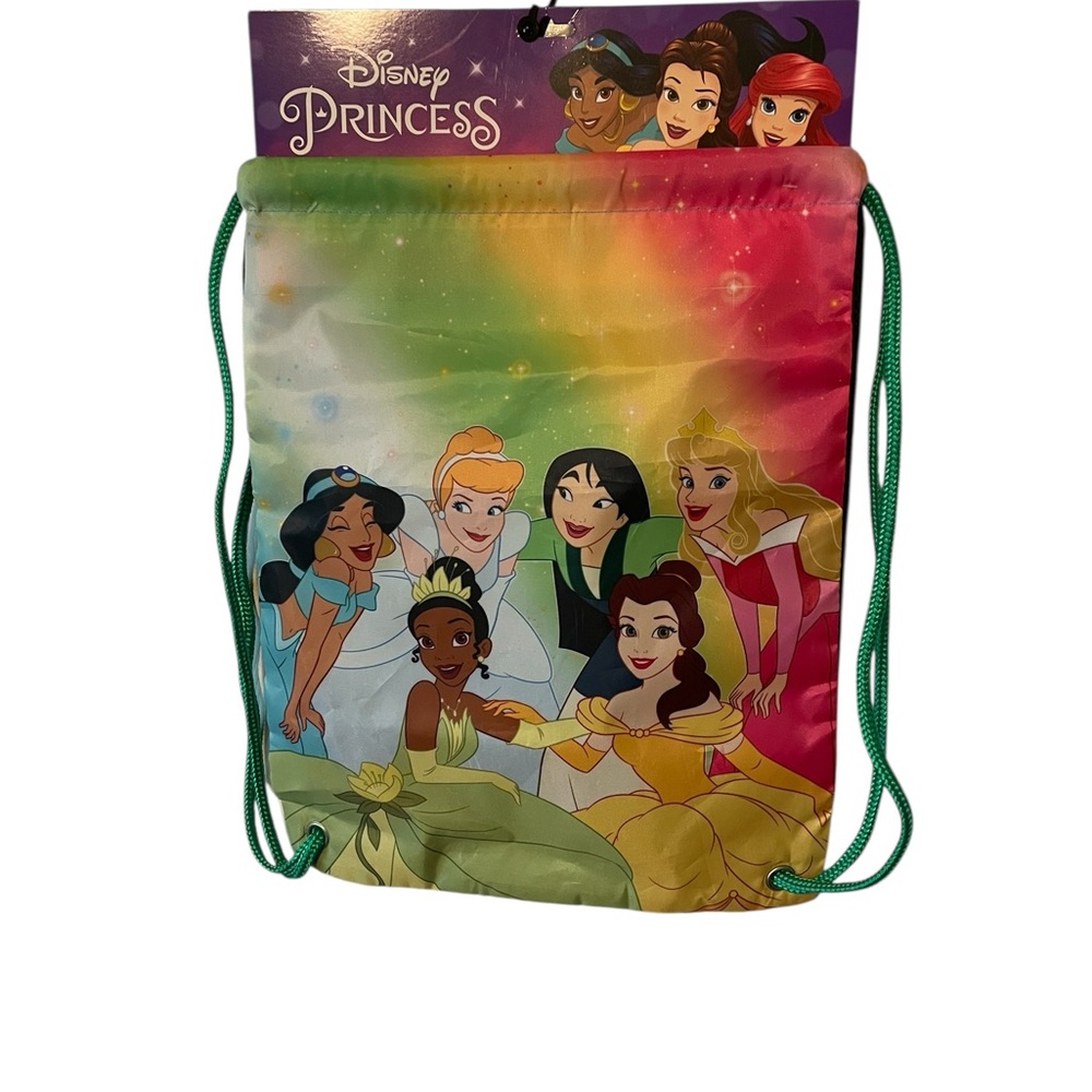 Disney Princess Multicolor Drawstring Bag